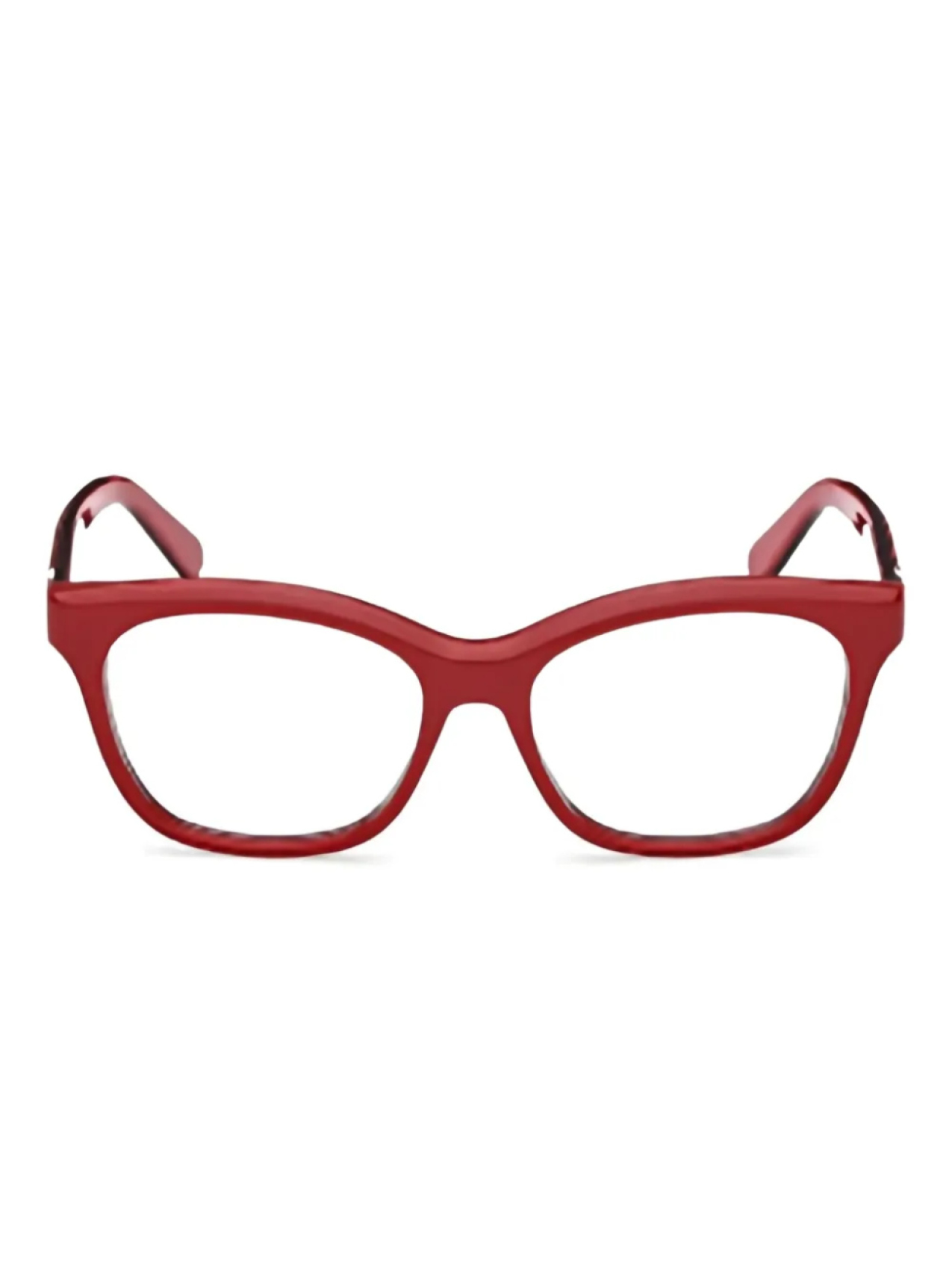 

Очки в квадратной оправе Moncler Eyewear, красный