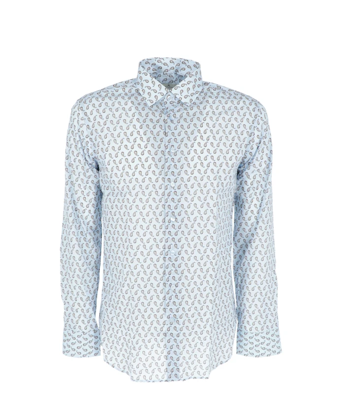 

Повседневная хлопковая рубашка Etro, синий
