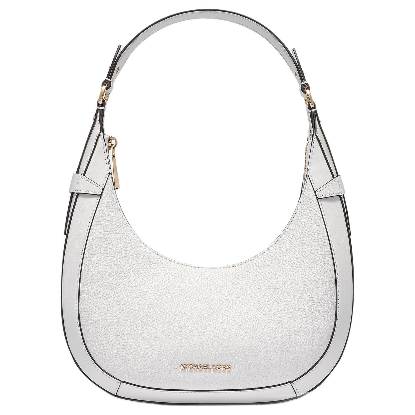 

MICHAEL KORS Женская белая сумка через плечо малая из натуральной и искусственной кожи
