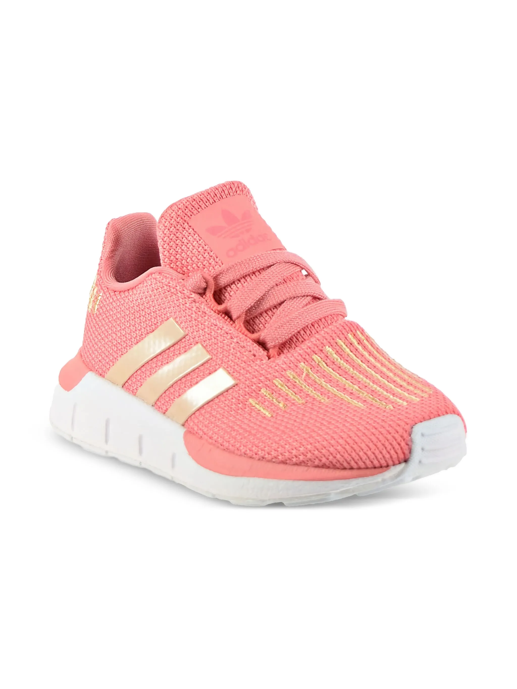 Кроссовки Swift Run Tactile Rose/Copper Metalic/Core Adidas Kids, розовый — фото 2