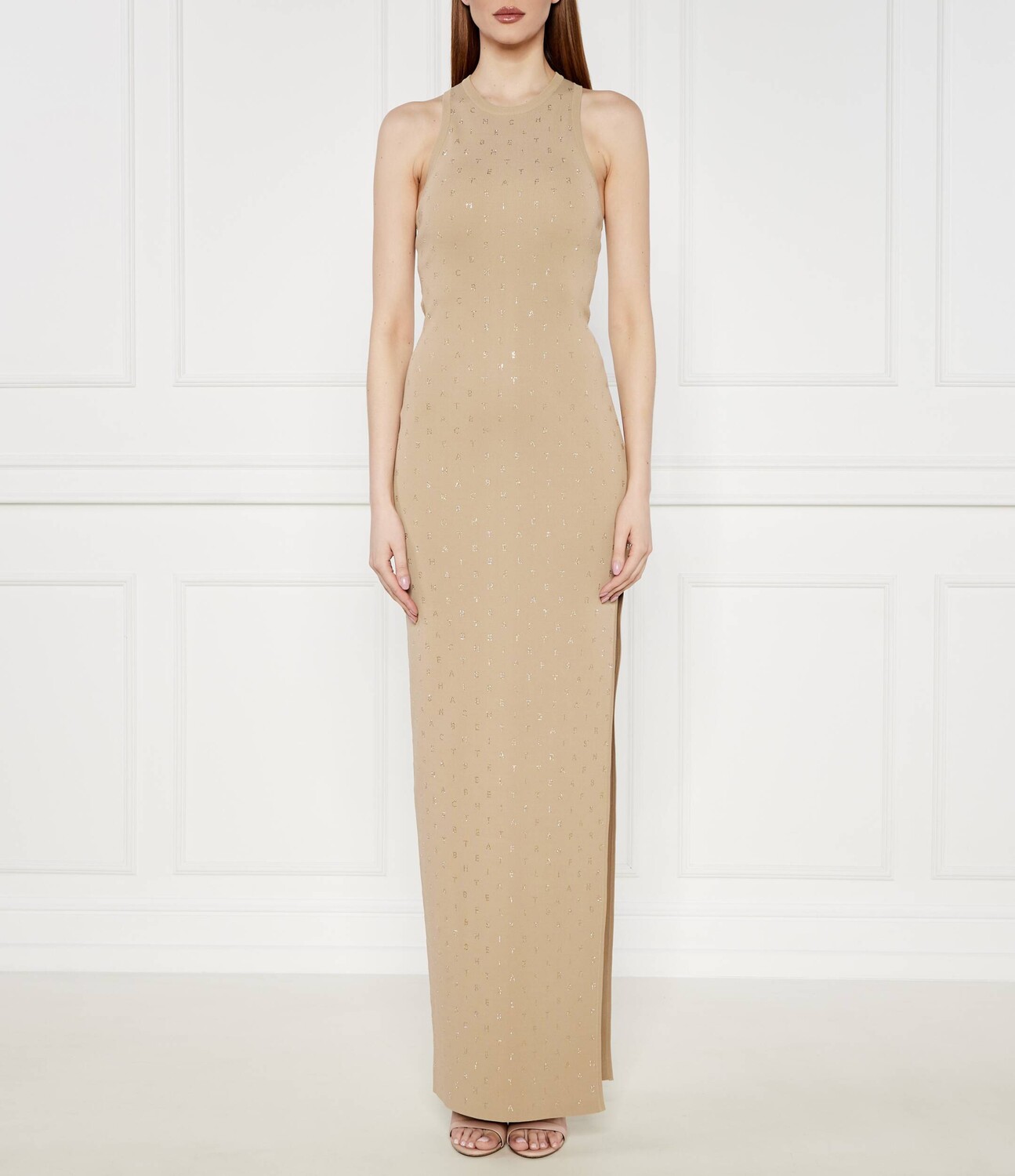 

Платье Elisabetta Franchi, бежевый