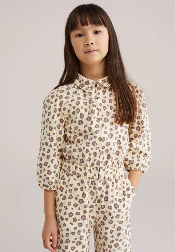 Комбинезон We Fashion, Beige/Brown — фото 3