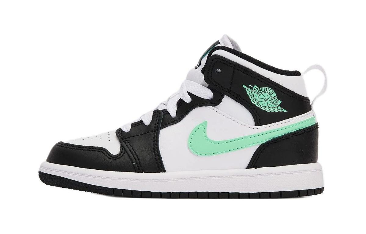 

Jordan Детские кроссовки Air 1 Mid "Green Glow"