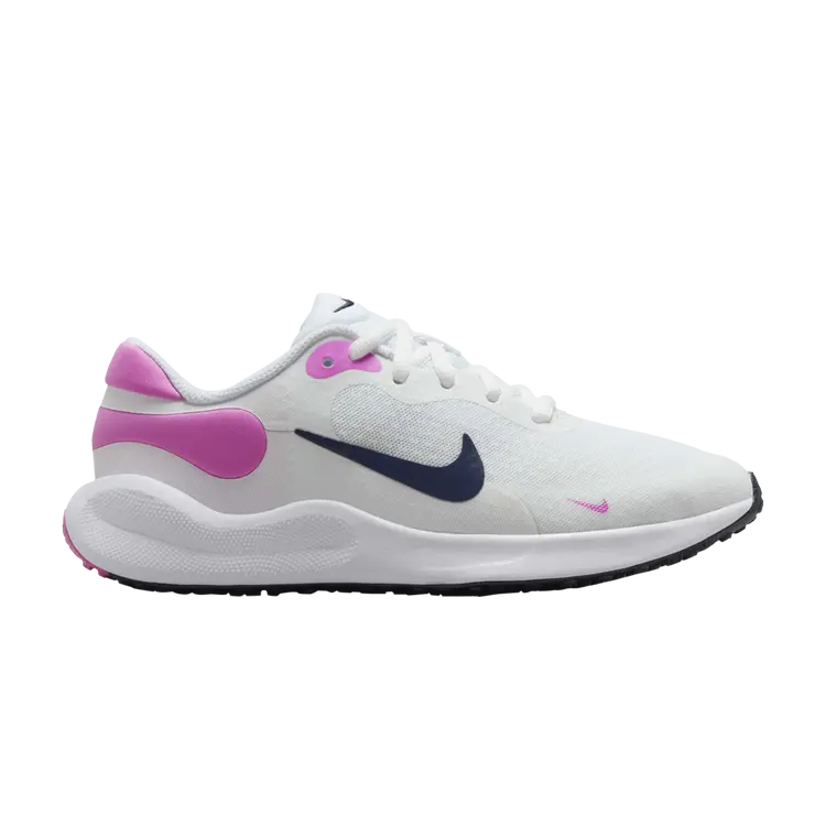 

Кроссовки Revolution 7 GS, цвет White Playful Pink Navy