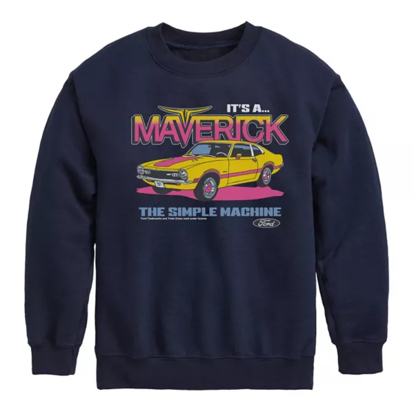

Мальчики 8-20 лет флисовая толстовка Ford Maverick Licensed Character, синий