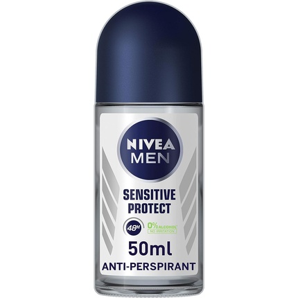 

NIVEA MEN Дезодорант-антиперспирант Sensitive Protect 48 часов 50 мл, Черный, NIVEA MEN Дезодорант-антиперспирант Sensitive Protect 48 часов 50 мл