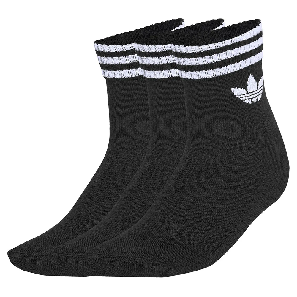 

Носки 3 шт adidas Originals 3 Stripes Ankle, черный