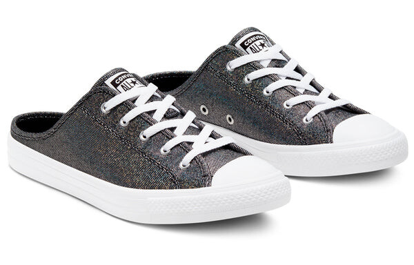 Тапочки chuck taylor all star dainty mule metal black pedal casual canvas shoes Converse, черный — фото 3
