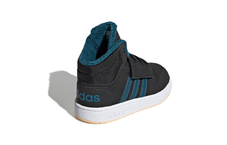 Кроссовки adidas neo Hoops 2.0 Toddler Shoes TD Mid-top Black/Blue/White — фото 4