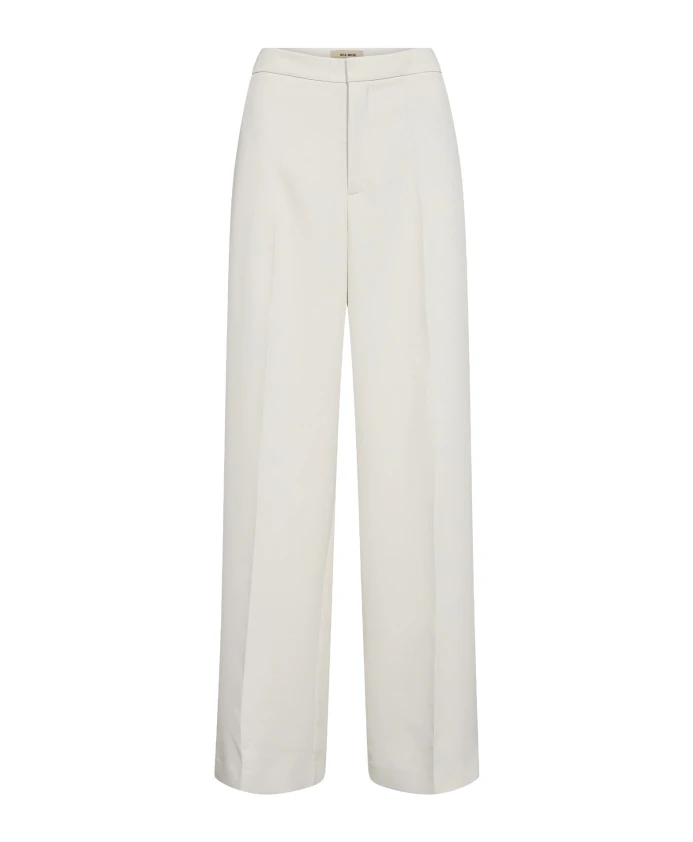 

Классические брюки с высокой талией цвета экрю Mos Mosh, бежевый