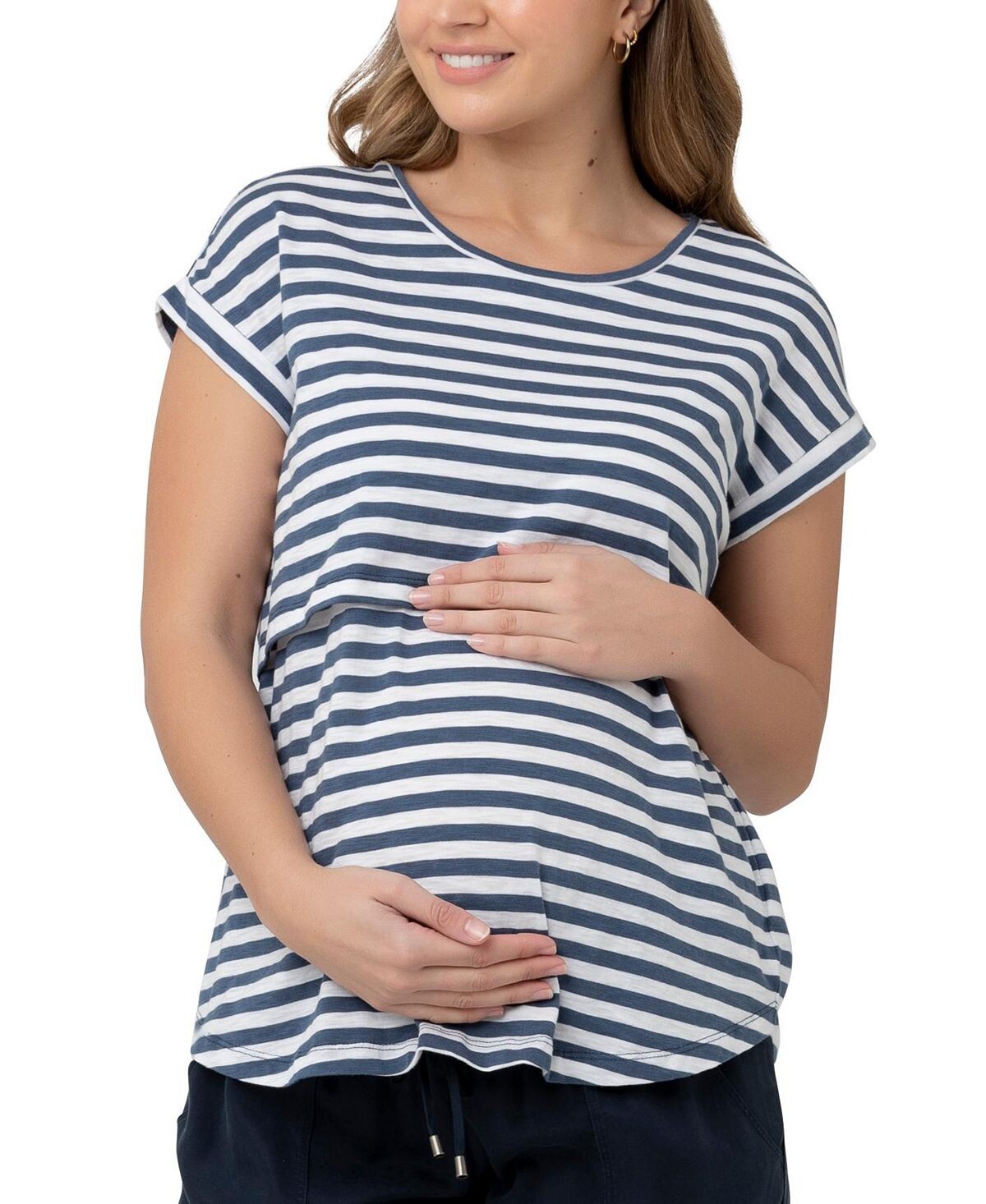 

Футболка для беременных Lionel St для кормления вверх/вниз Ripe Maternity