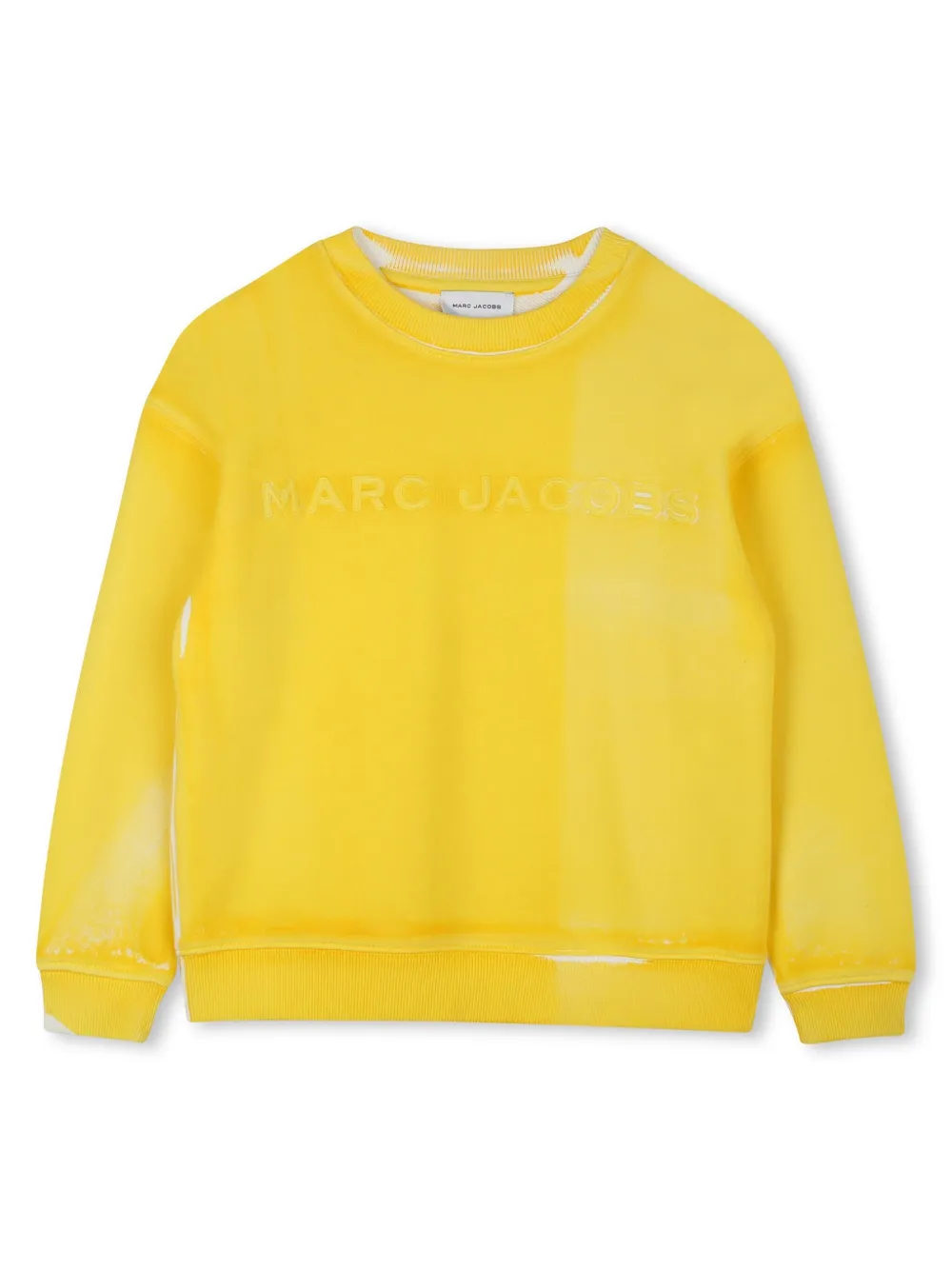 

Толстовка с круглым вырезом Marc Jacobs Kids, желтый