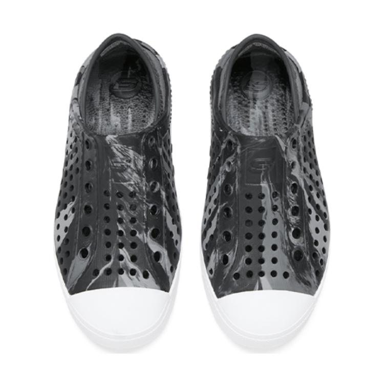 Сандалии Foamies Slip Resistant Abrasive для детей и подростков Skechers Kids, черный/серый — фото 3