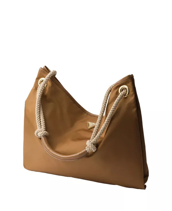 Большая сумка через плечо Mariner из нейлона. Prada, коричневый — фото 3