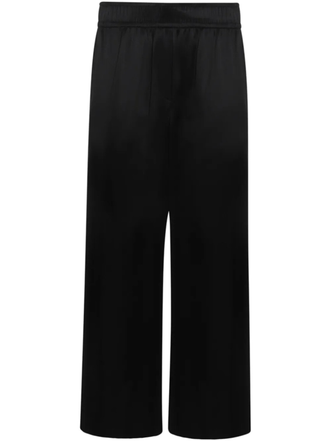 

Атласные брюки Brunello Cucinelli, черный