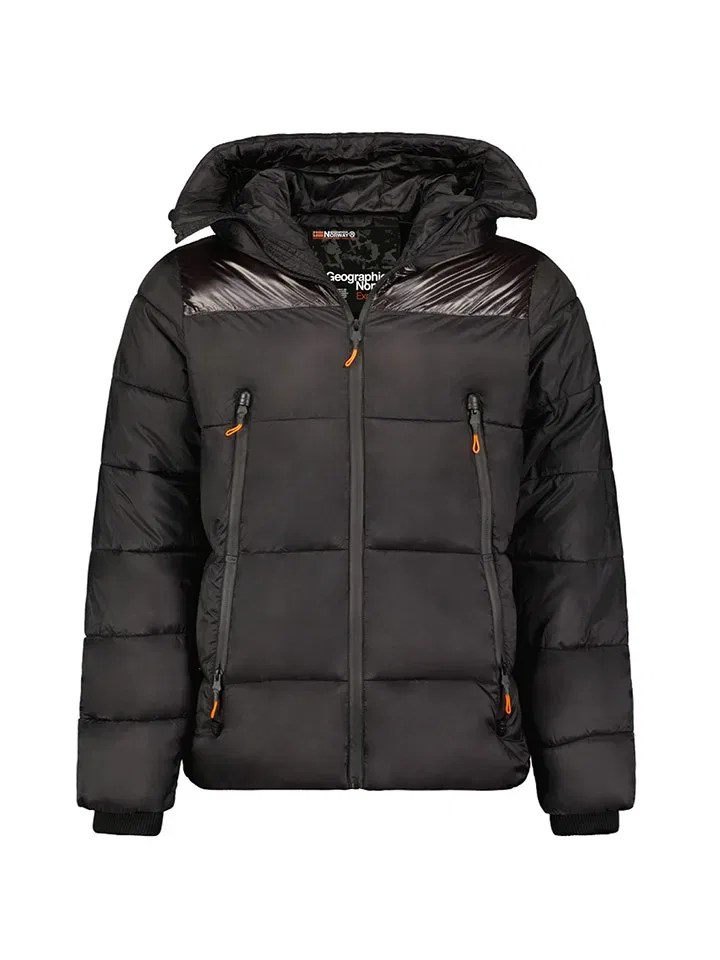 Стеганая куртка, детская, Geographical Norway, черный