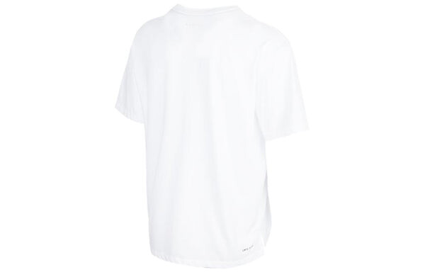 Футболка Air Jordan SS22 Logo Printing Sports Round Neck Short Sleeve White, белый — фото 2