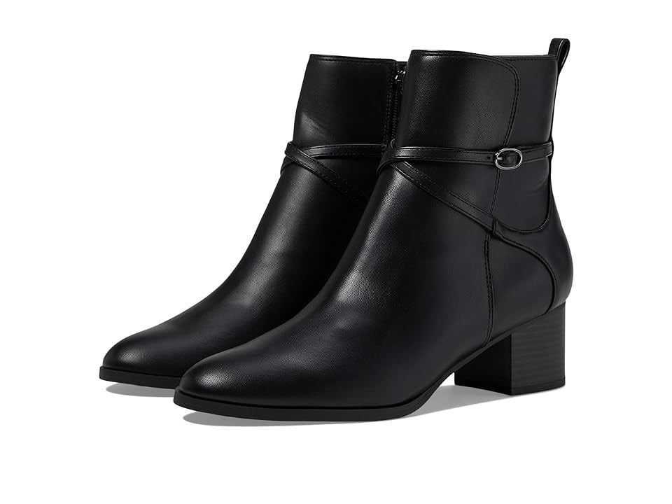 Anne Klein Maurice MAUR01F9 Женские ботильоны черные кожаные — фото 2