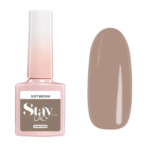 

Гибридный лак для ногтей нежно-коричневый, 5 мл Staylac, цвет soft brown