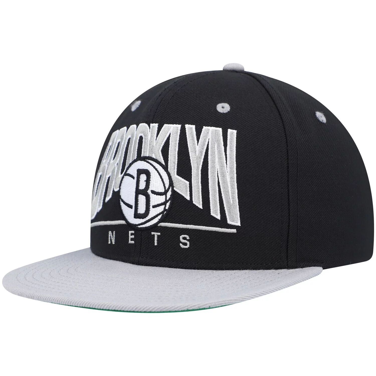 

Мужская черная кепка Mitchell & Ness Brooklyn Nets City Arch Snapback