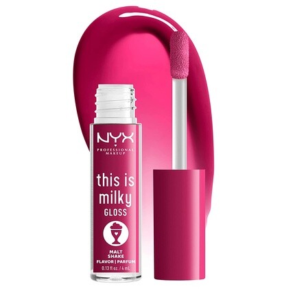 

This Is Milky Gloss 12-часовой увлажняющий веганский солодовый коктейль Теплый красный, Nyx Professional Makeup