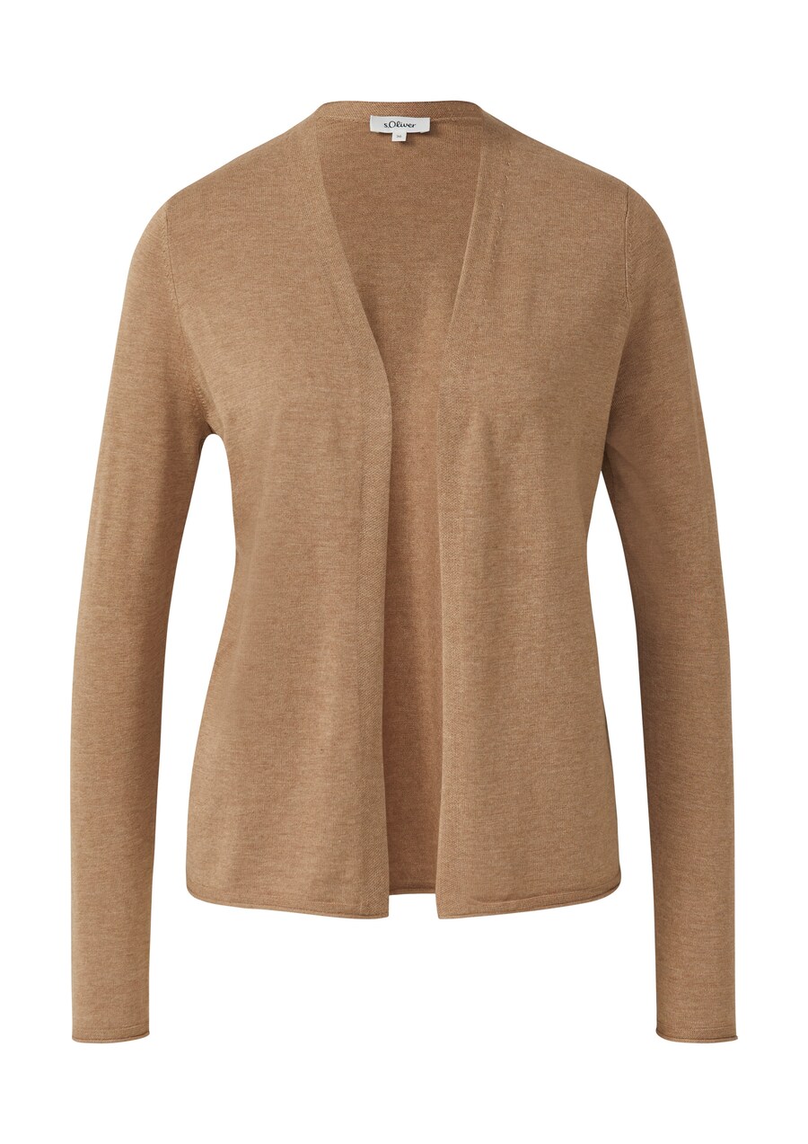 

Вязаный кардиган s.Oliver, светло-коричневый