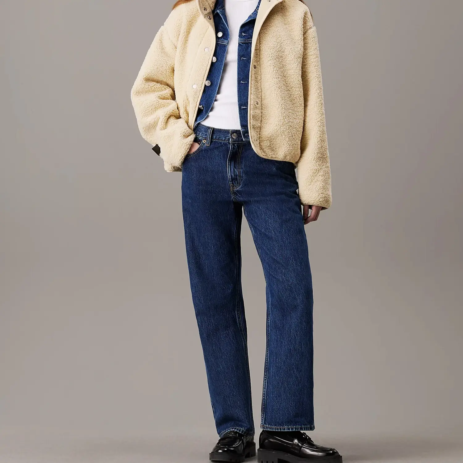 Calvin Klein Куртка FW24 Европейская версия Женская Верблюжий, Camel — фото 4