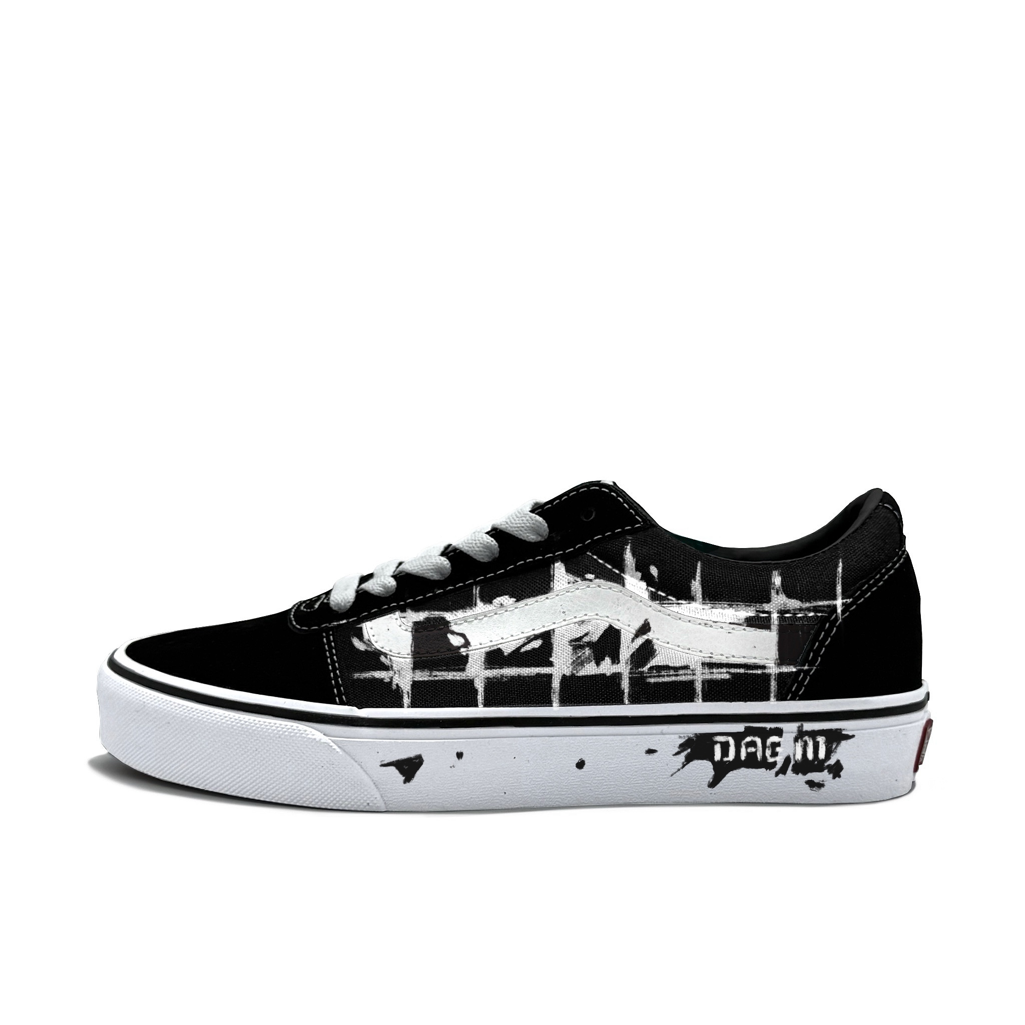 

Vans Низкие износостойкие кроссовки Ward для скейтбординга, мужские, черно-белые