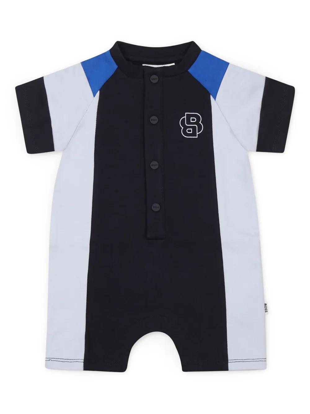 

Ромпер с принтом BOSS Kidswear, синий