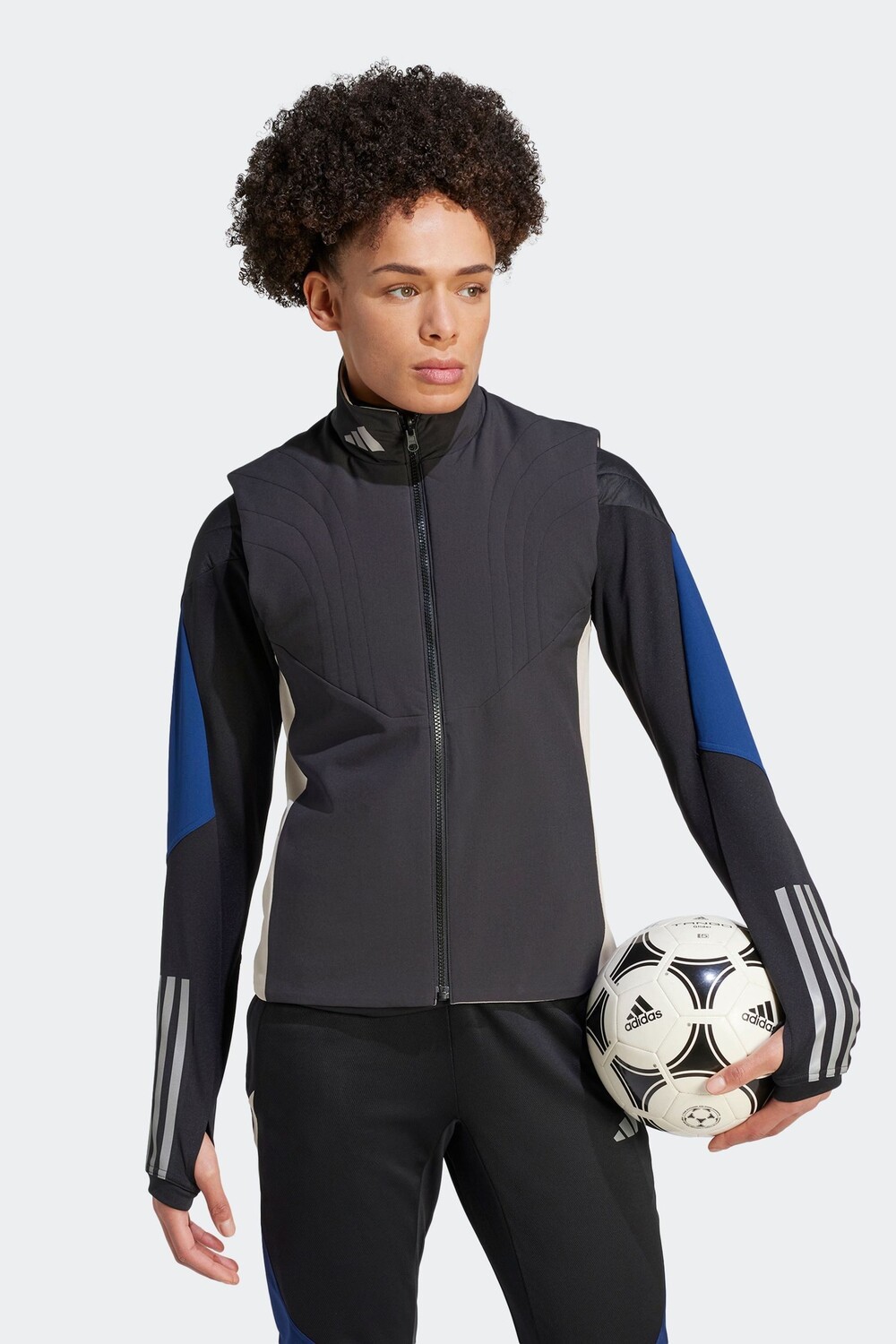 Коричневые футбольные майки Tiro 23 Club Adidas, черный — фото 3