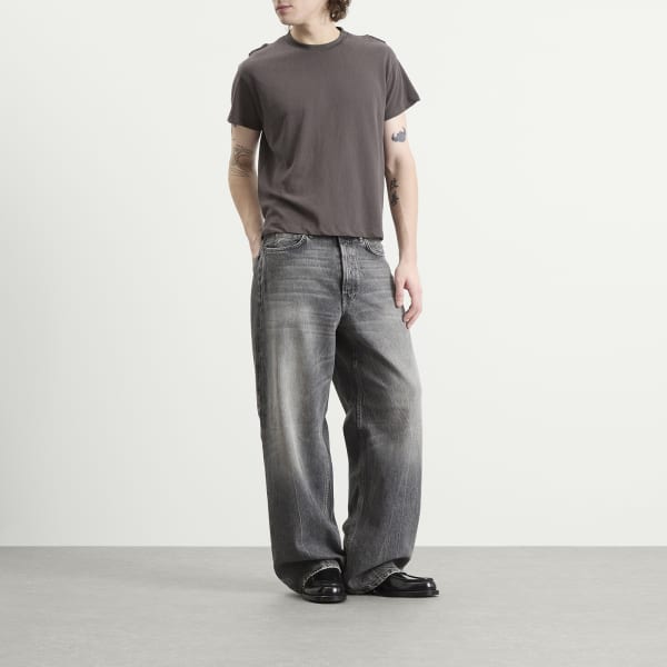 1981 готические джинсы из денима Acne Studios, washed черный — фото 4