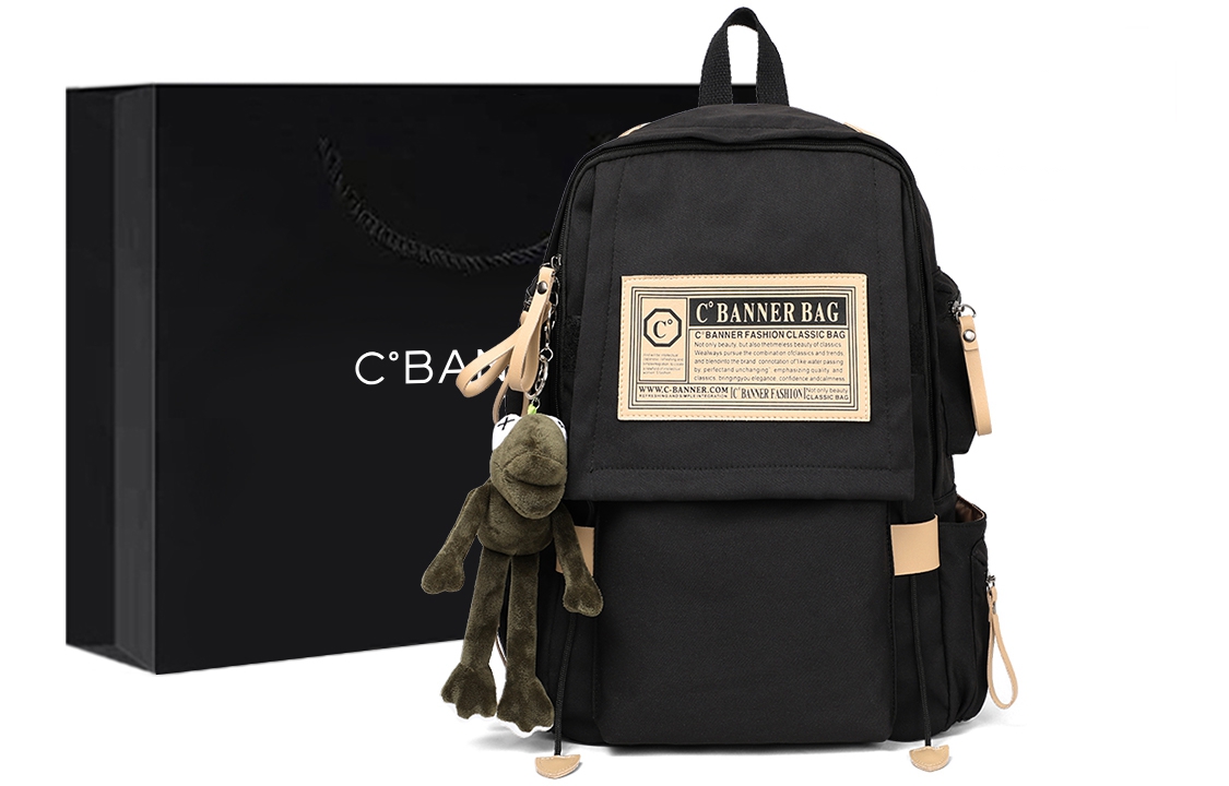 

Рюкзак из ткани Тубус Унисекс Красный/Черный C°BANNER, Красный+Q12039