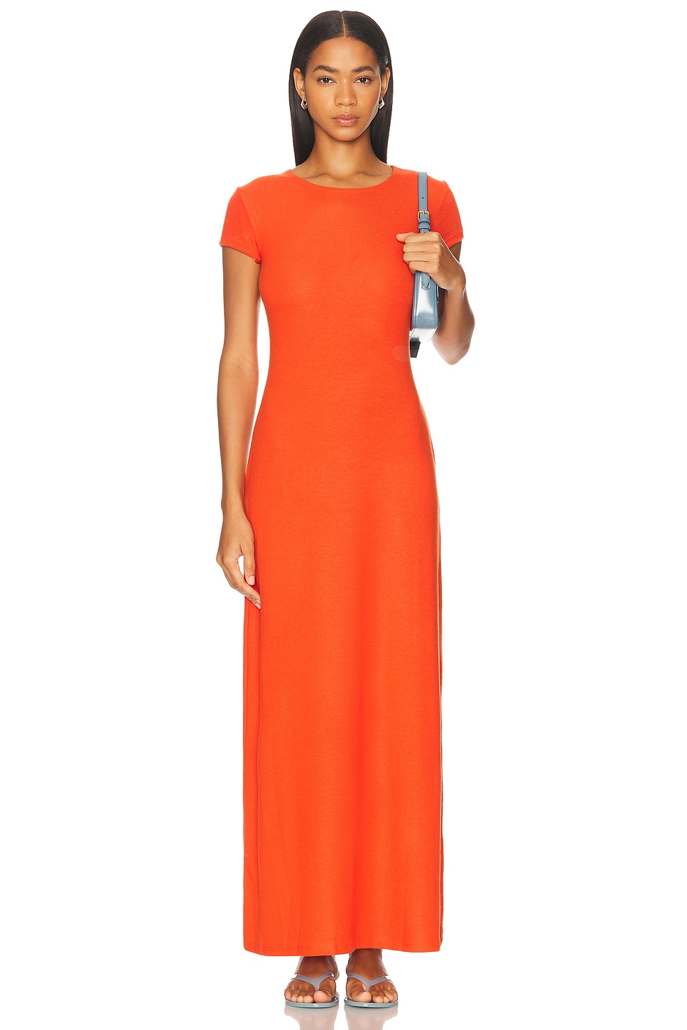 

Летнее платье макси с короткими рукавами Lauren Leset, Poppy