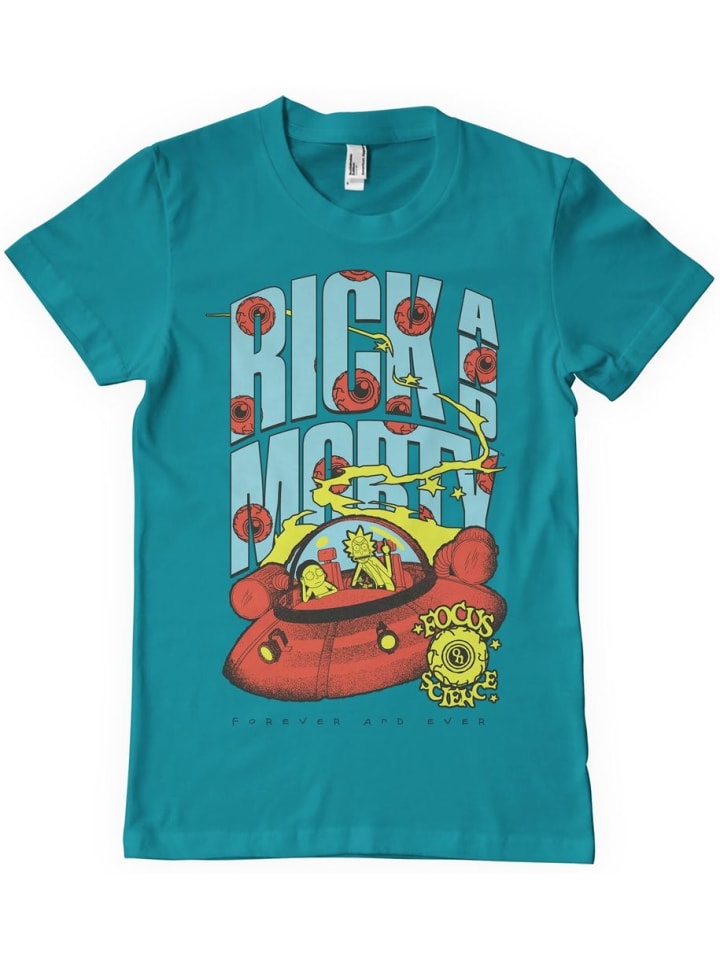 

Футболка Focus On Science T-Shirt Rick and Morty, синий