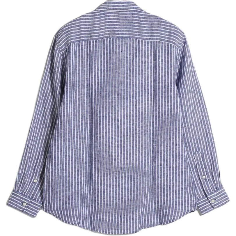 Рубашка Tommy Hilfiger синяя — фото 3