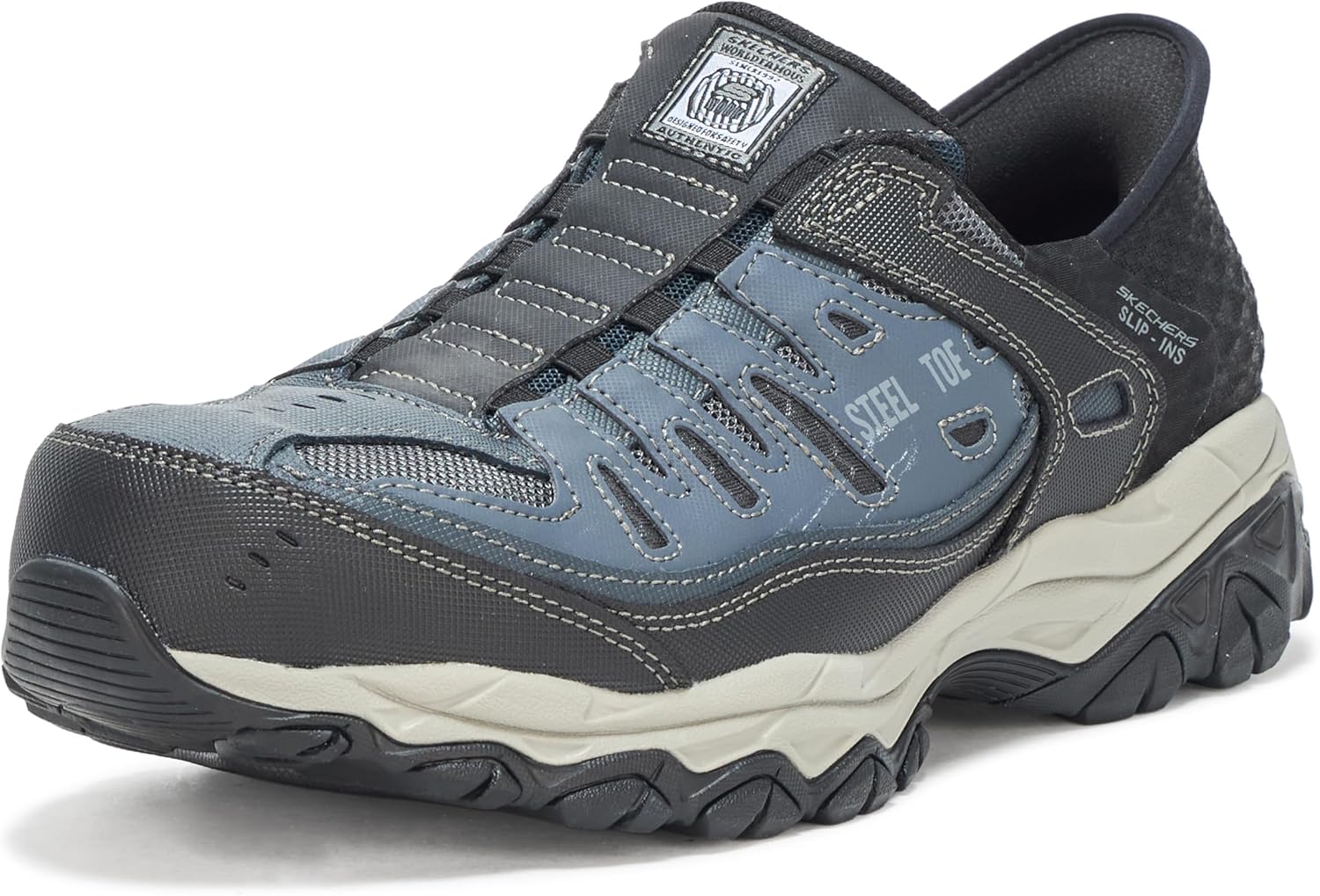 

Мужские безшнурковые кроссовки Skechers Cankton-Faison St, синий/серый/темно-синий