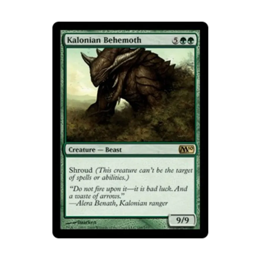 

CCG Калонский бегемот (клавиша R) (фольга), MTG - Magic 2010