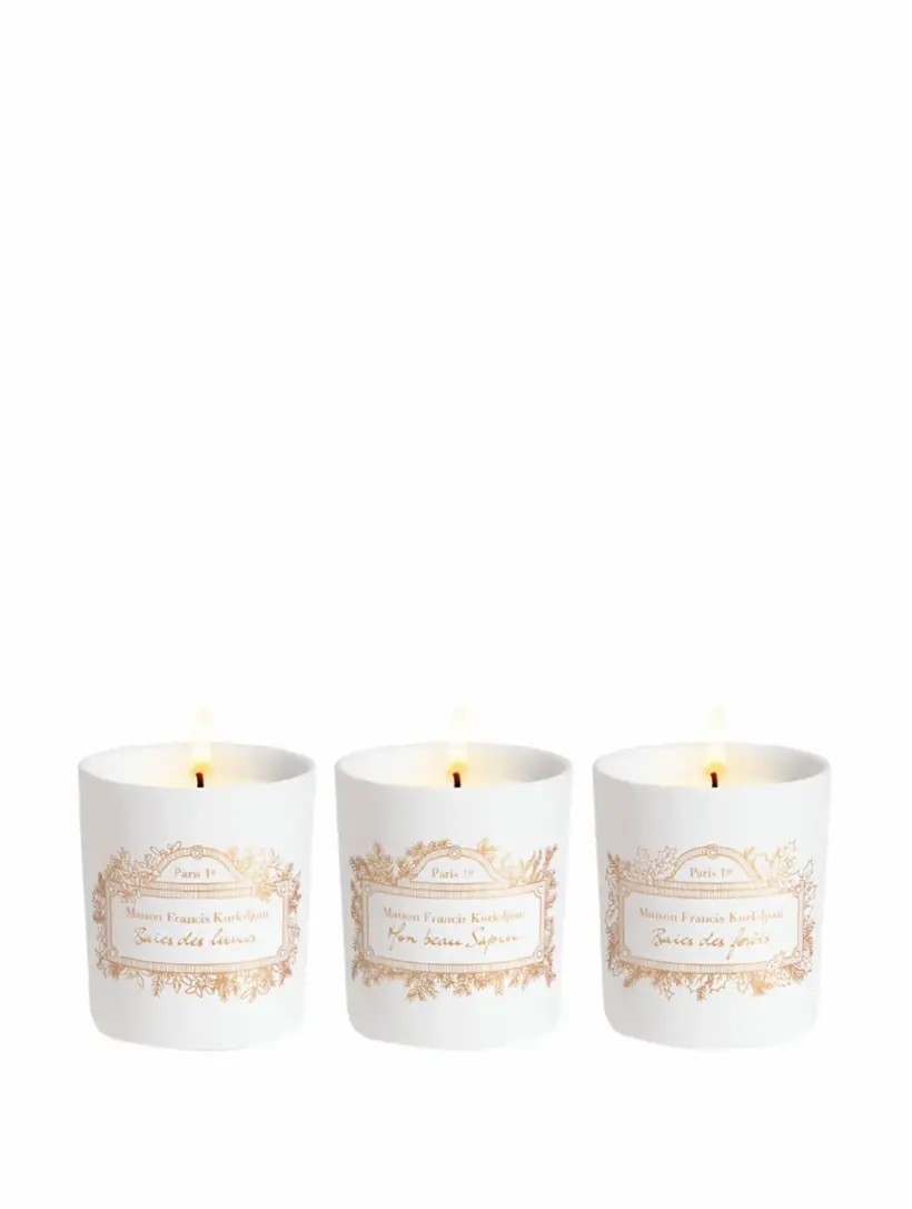 

Набор ароматических свечей Trio Candle Set Maison Francis Kurkdjian