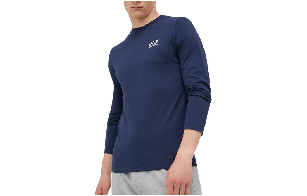 

EMPORIO ARMANI Футболка мужская синяя, Синий, EMPORIO ARMANI Футболка мужская синяя