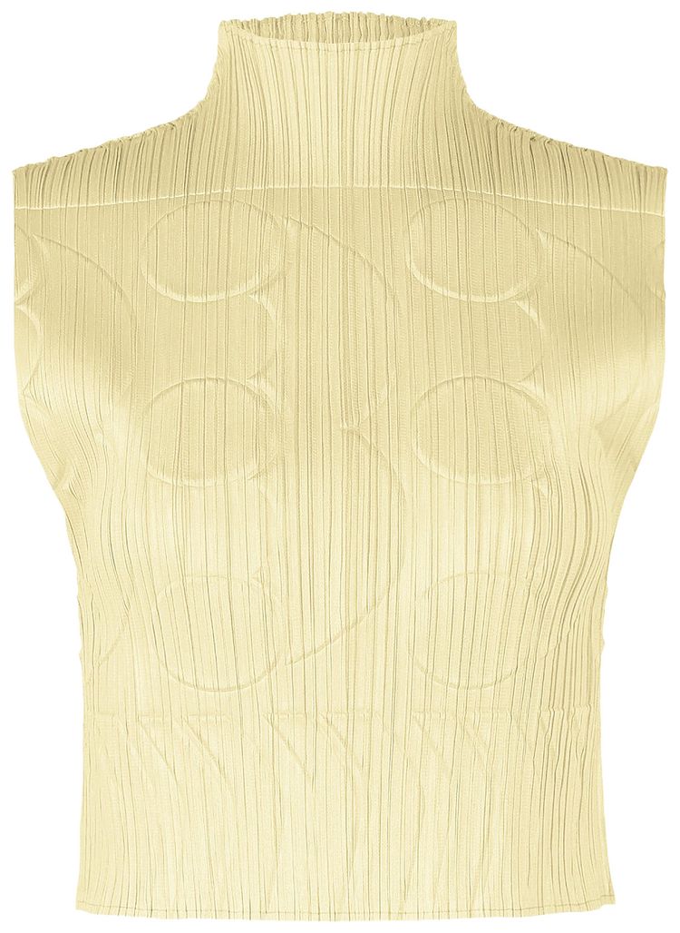 

Футболка Pleats Please Issey Miyake Tune Shirt цвета слоновой кости, Бежевый, Футболка Pleats Please Issey Miyake Tune Shirt цвета слоновой кости