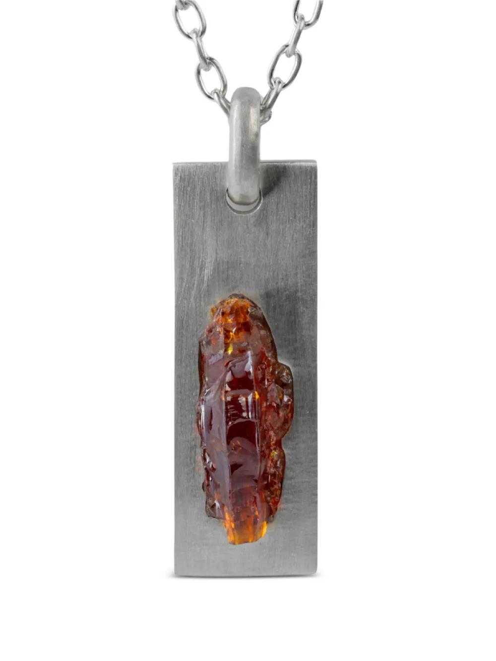 

Посеребренное колье zincite Parts of Four, серебяный