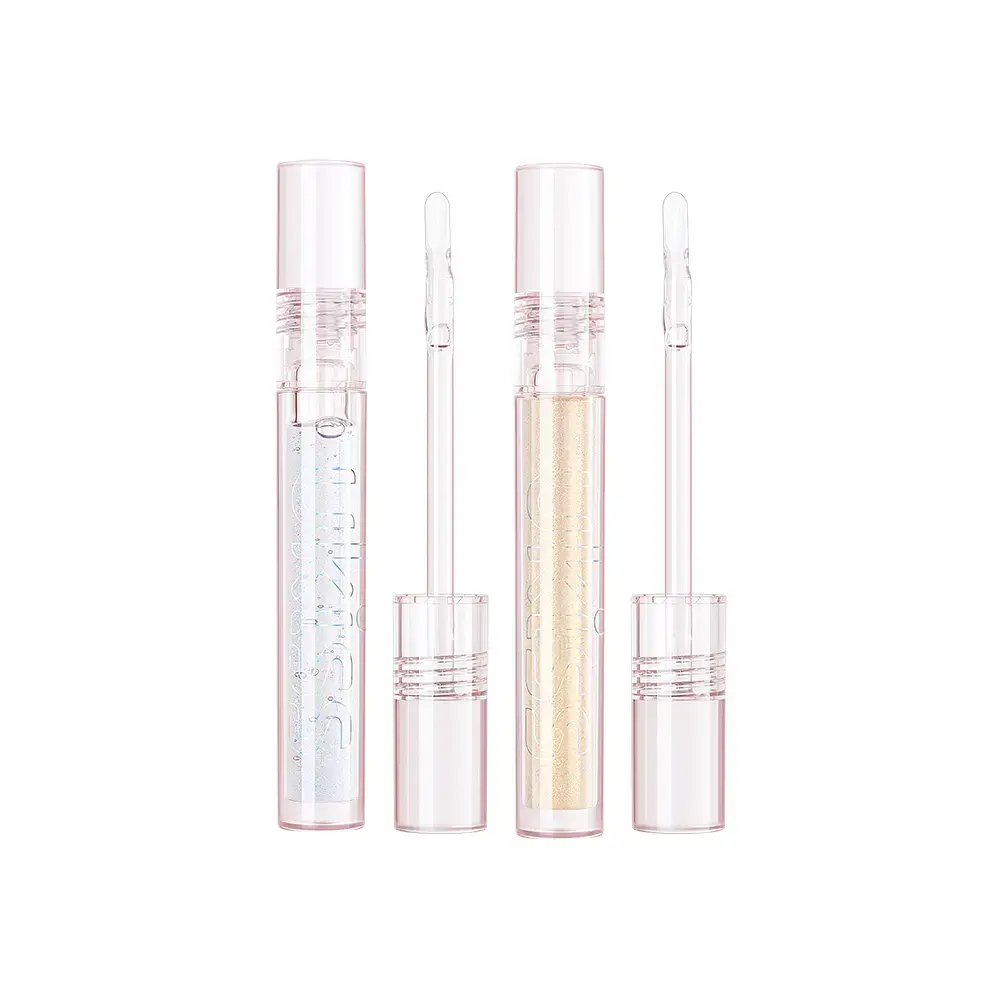 

Звездный замороженный дробленый лед блеск для губ масло и помада глянцевый легко растушевывается натуральный глянцевый блеск для губ 2мл*2 UKISS