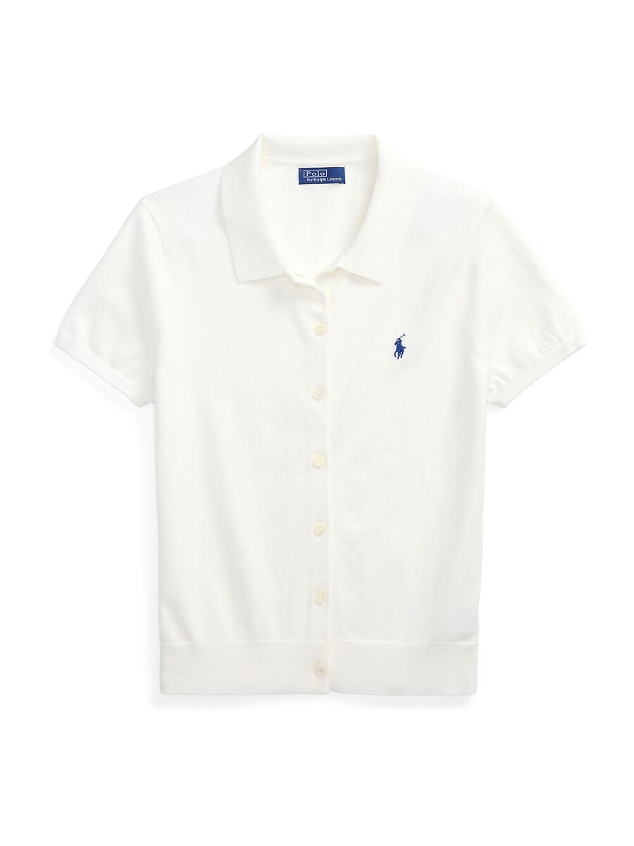 

Вязаный кардиган Polo Ralph Lauren, белый