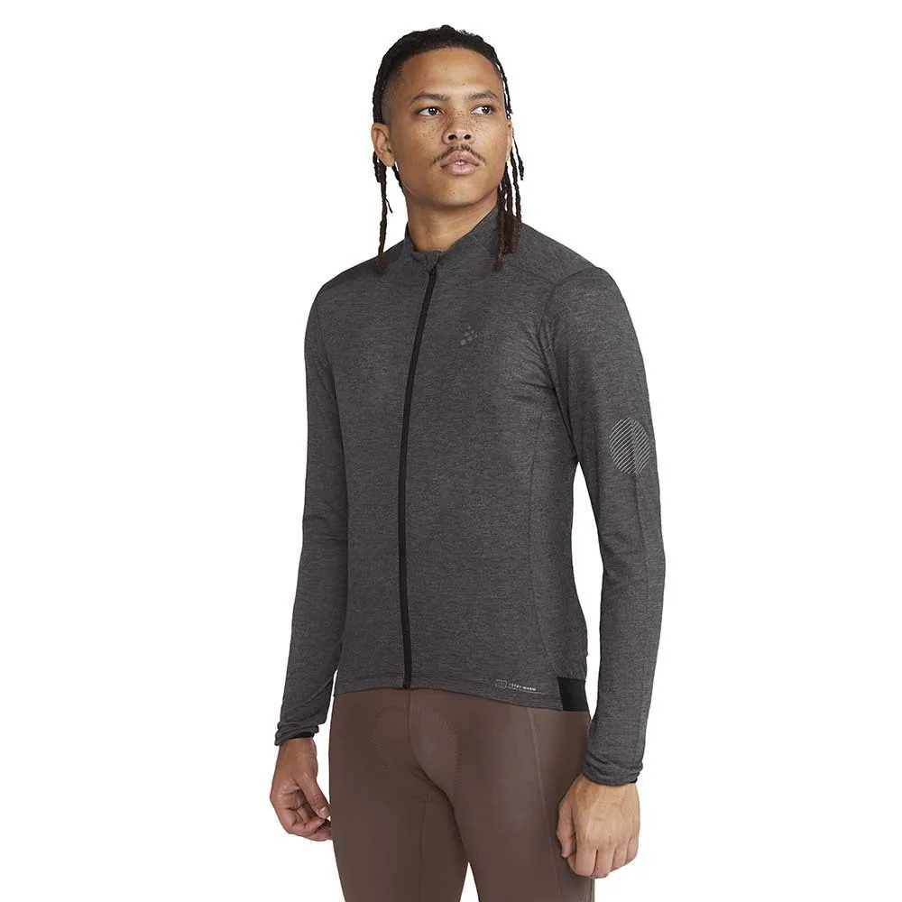 

Джерси с длинным рукавом Craft Core Bike Essence Wool, серый