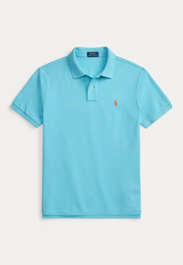 Рубашка-Поло с коротким рукавом Polo Ralph Lauren, Perfect Turquoise — фото 4