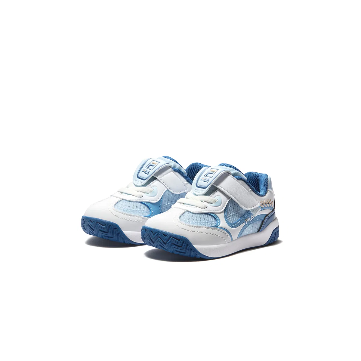 Кроссовки для малышей FILA KIDS Heritage FHT Toddler Shoes, голубой/белый — фото 4