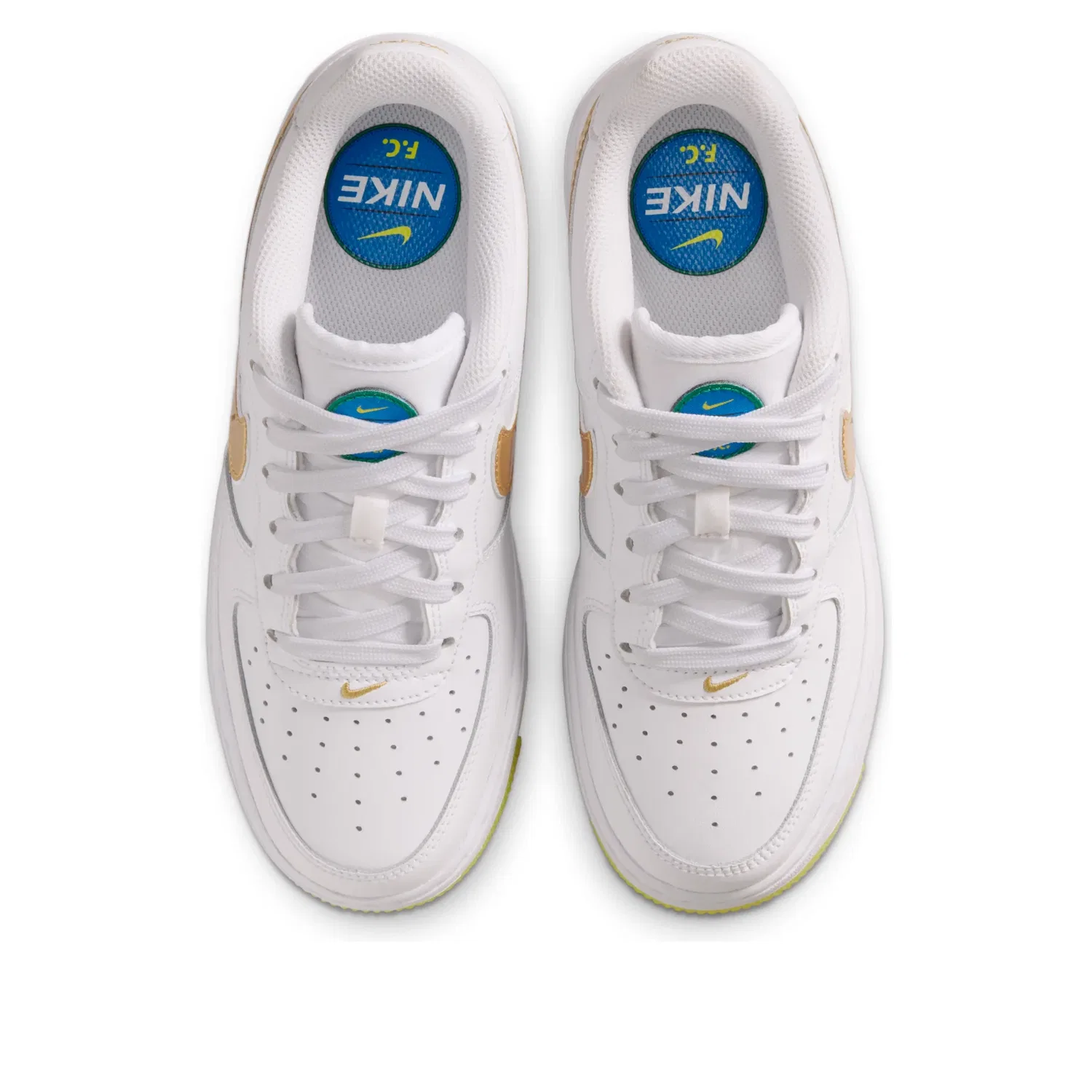 Кроссовки Nike Air Force 1 'White Soar Sonic Yellow' IR3538-100, белый — фото 2