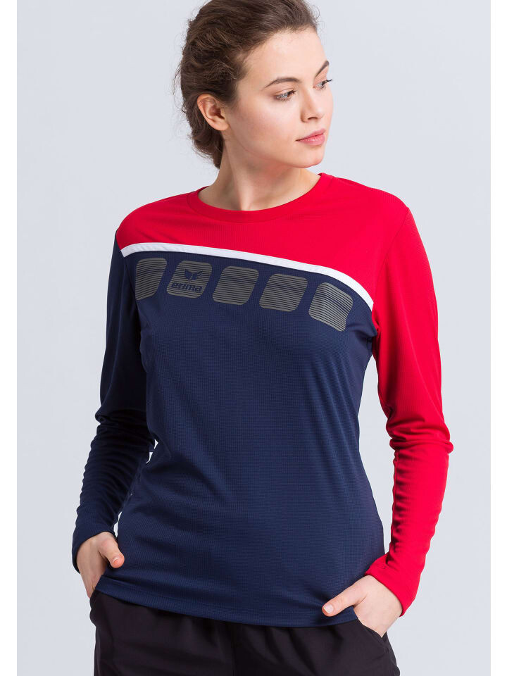 

Функциональная рубашка erima, цвет new navy/rot/weiss