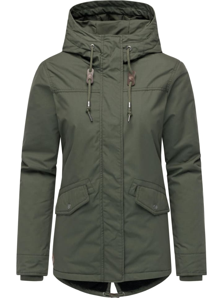 

Зимняя куртка Parka Warm YOUMODO в цвете Dark Olive ragwear