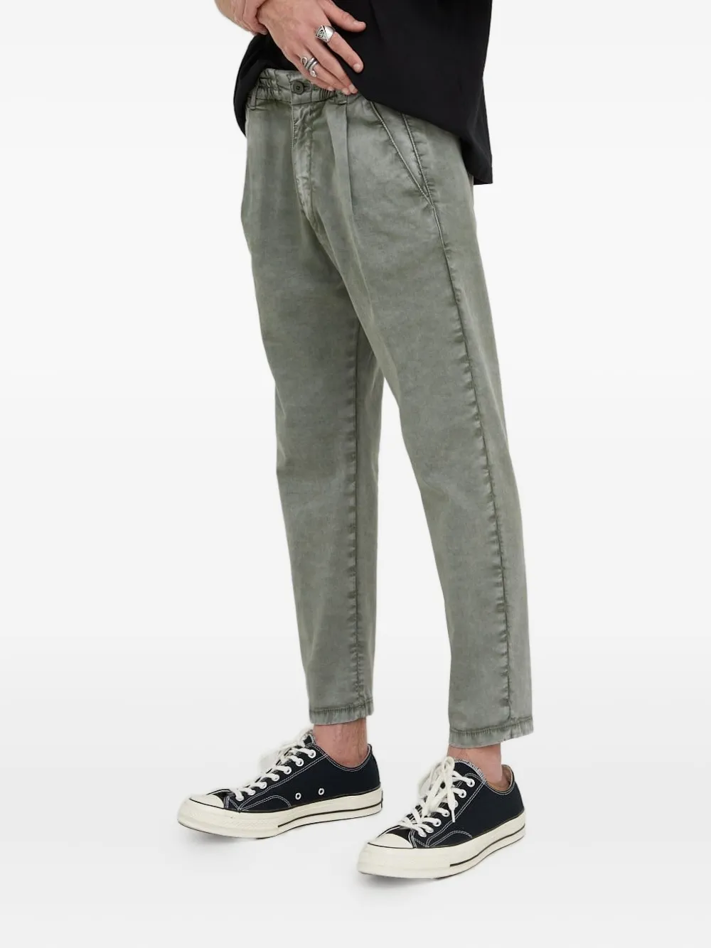 

Брюки со складками Drykorn, серый